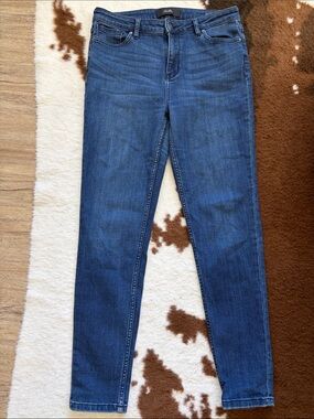 Women's Dark Blue Skinny Jeans — Stretch Slim Fit